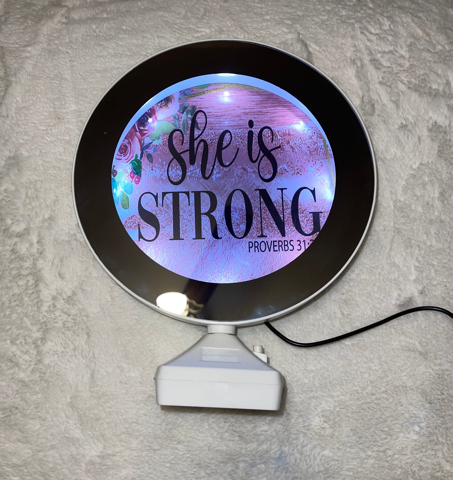 Magic Mirror Led Light; Photo Frame